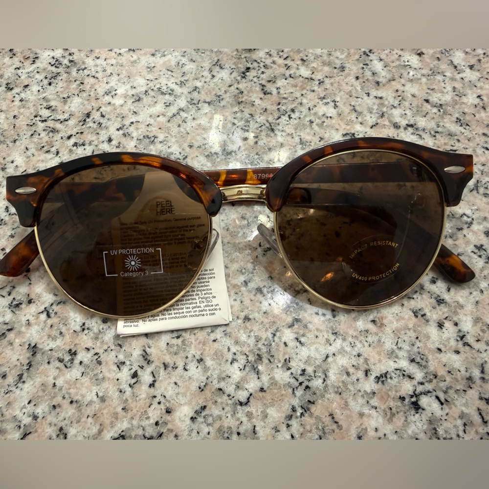 Primark Tortoise Shell Sunglasses with Brown Lenses